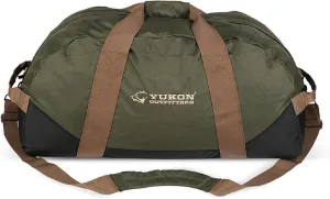 Yukon Outfitters Delta Duffle Bag – Rugged Heavy-Duty 600D Polyester Water-Resistant Travel & Gear Bag, Large, Olive/Earth