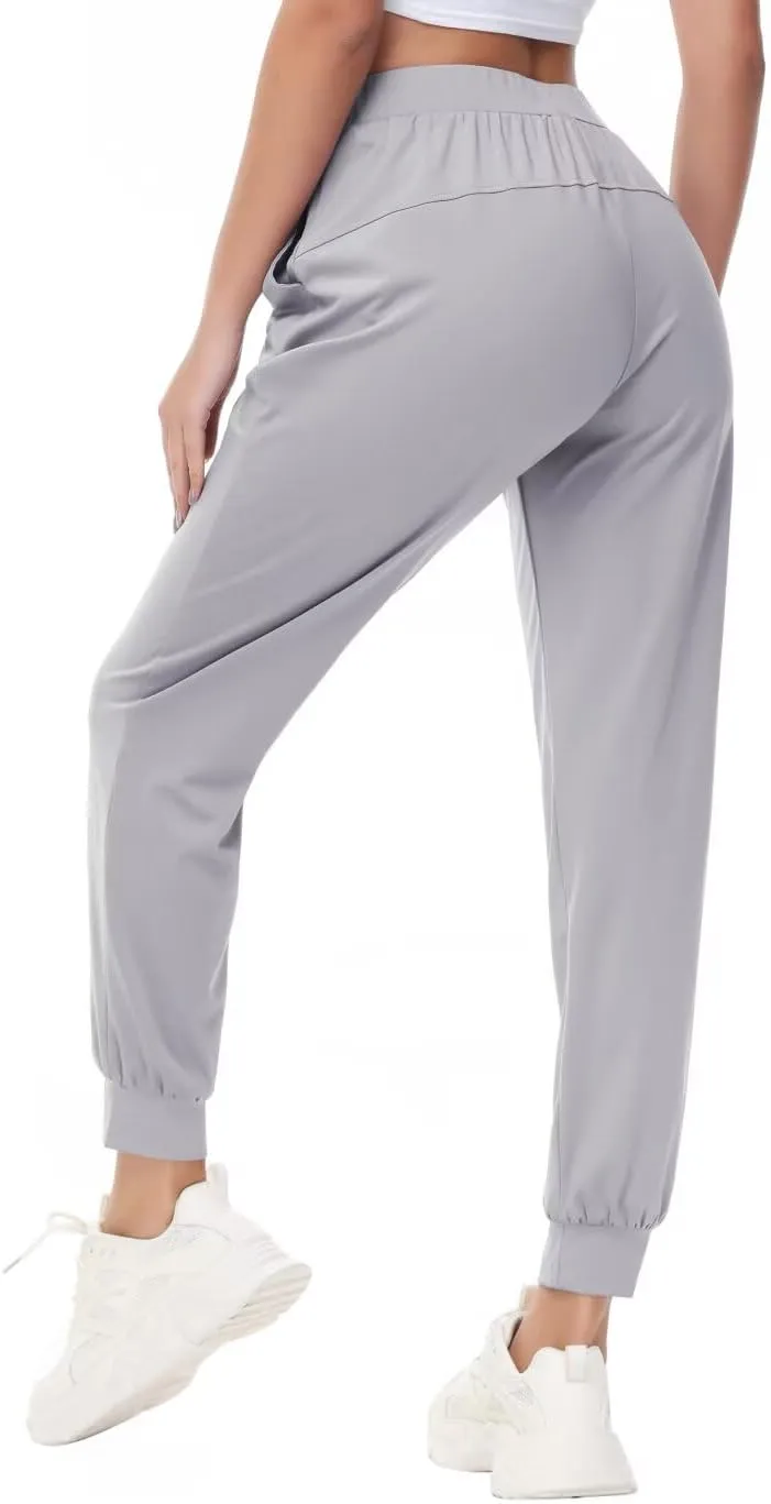 Yundobop Women's Joggers Pants Running Sweatpants with Pockets Drawstring Athletic Tapered Pants for Lounge,Yoga