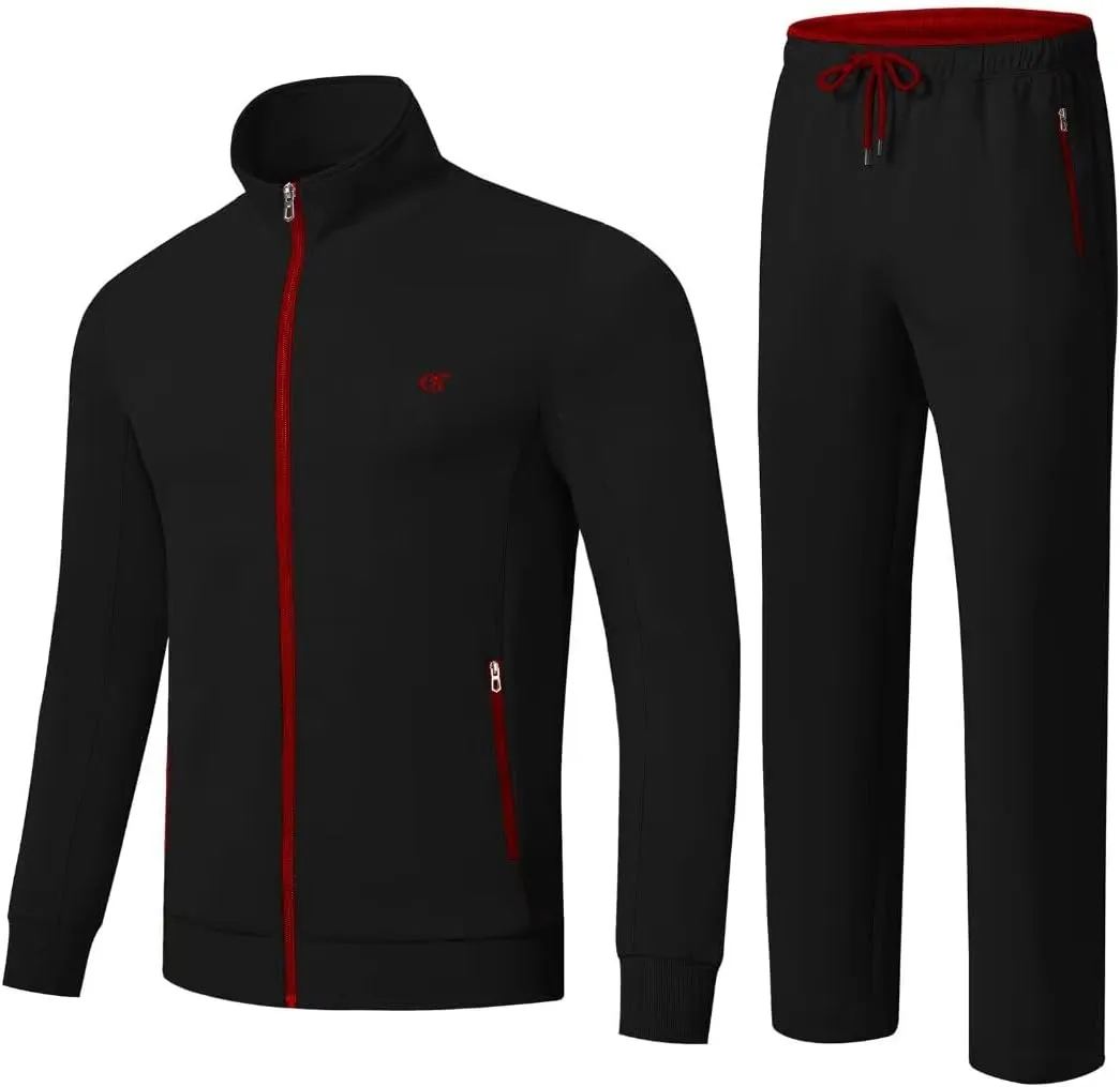 yuyangdpb Men's Tracksuits 2 Piece Outfits Full Zip Sports Sweatsuit Jogging Suits