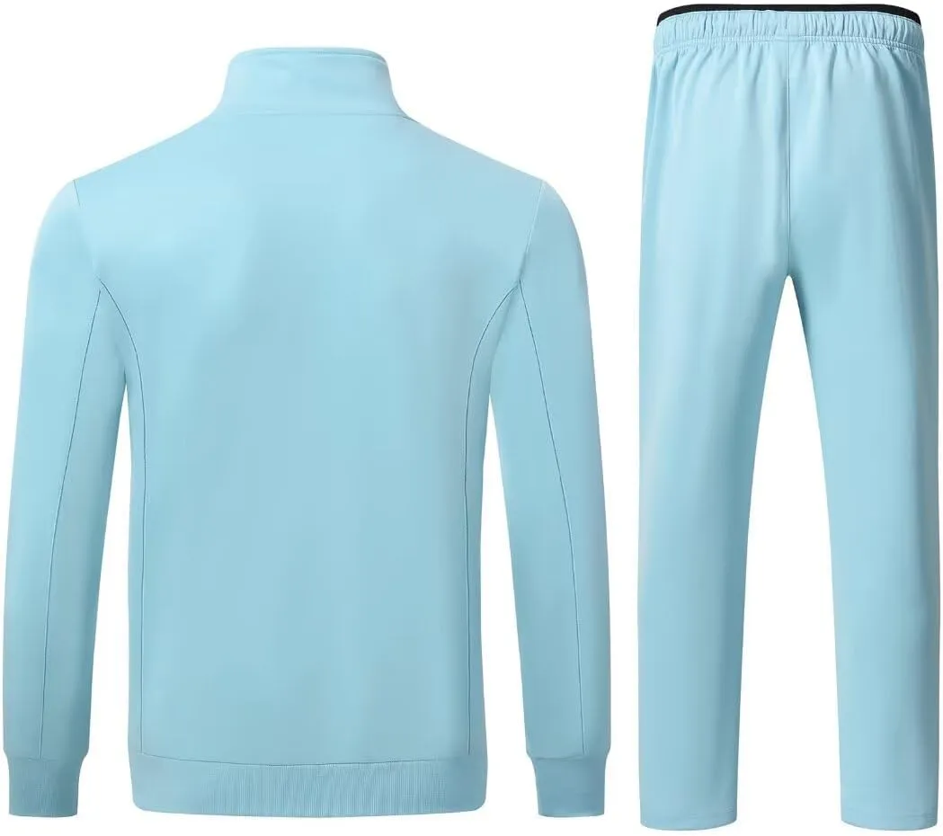 yuyangdpb Men's Tracksuits 2 Piece Outfits Full Zip Sports Sweatsuit Jogging Suits