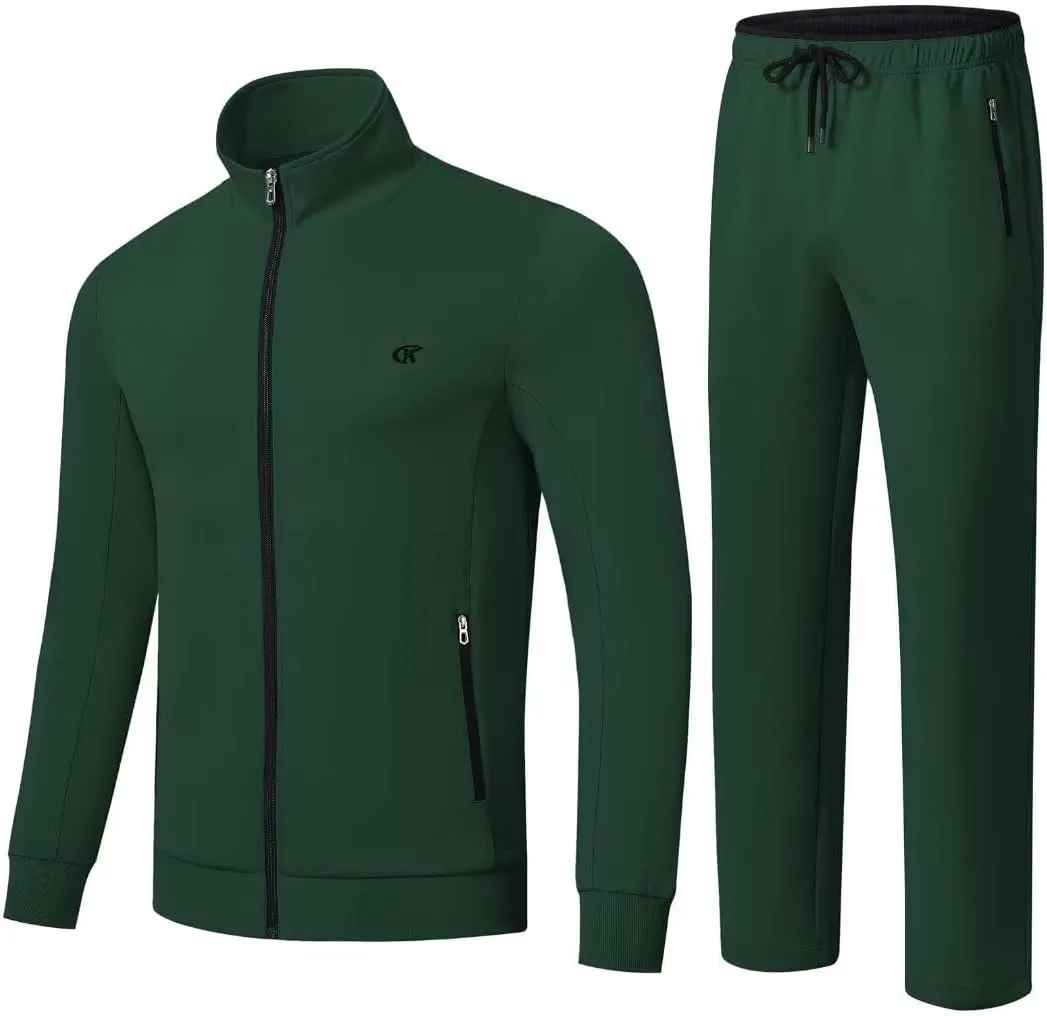 yuyangdpb Men's Tracksuits 2 Piece Outfits Full Zip Sports Sweatsuit Jogging Suits