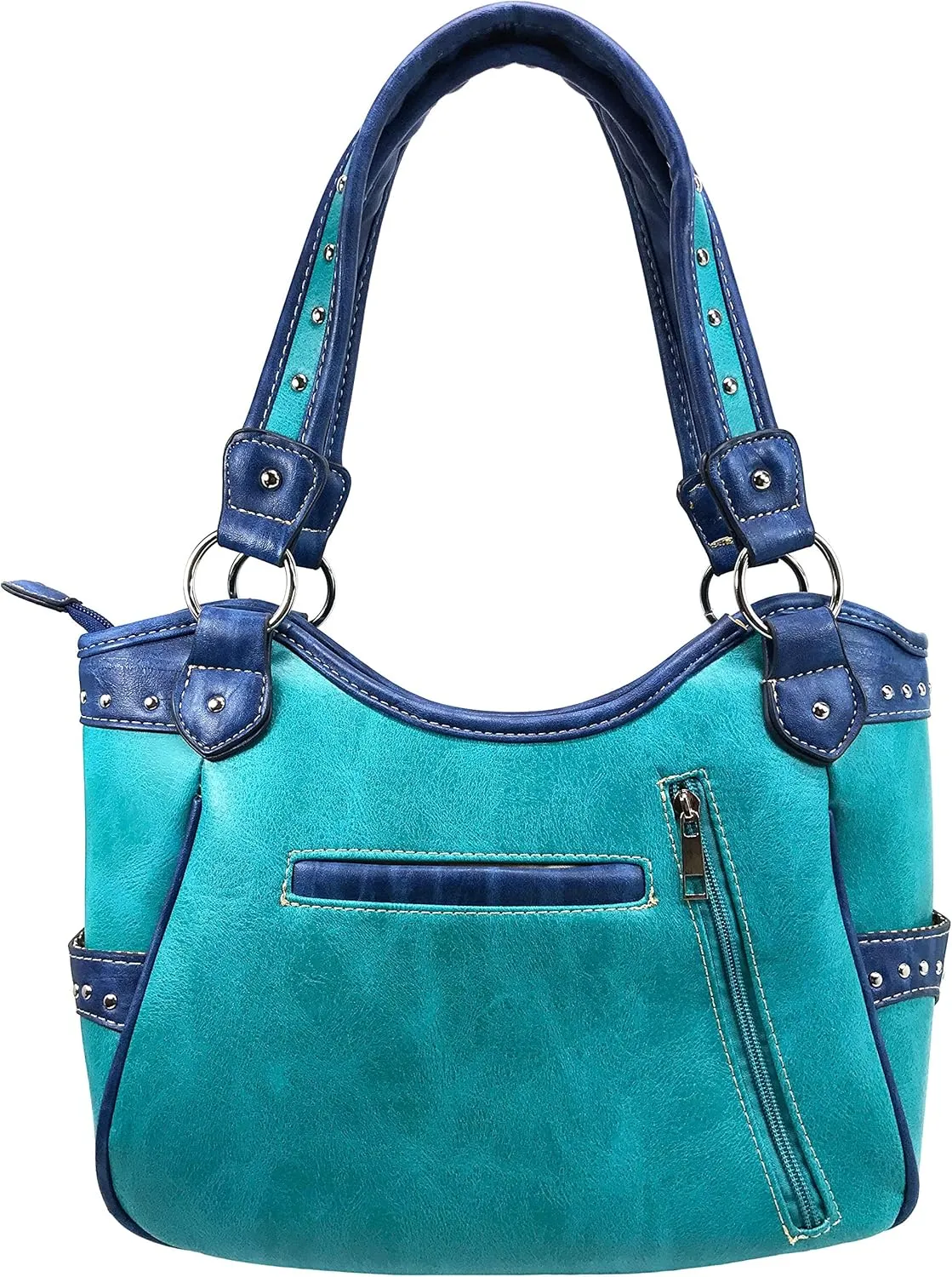 Zelris Dakota Dales Pony Horse Embroidery Mane Western Country Women Conceal Carry Tote Purse with Matching Wallet Set