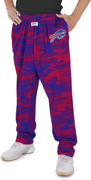 Zubaz NFL Mens Team Color Camo Lines Pant