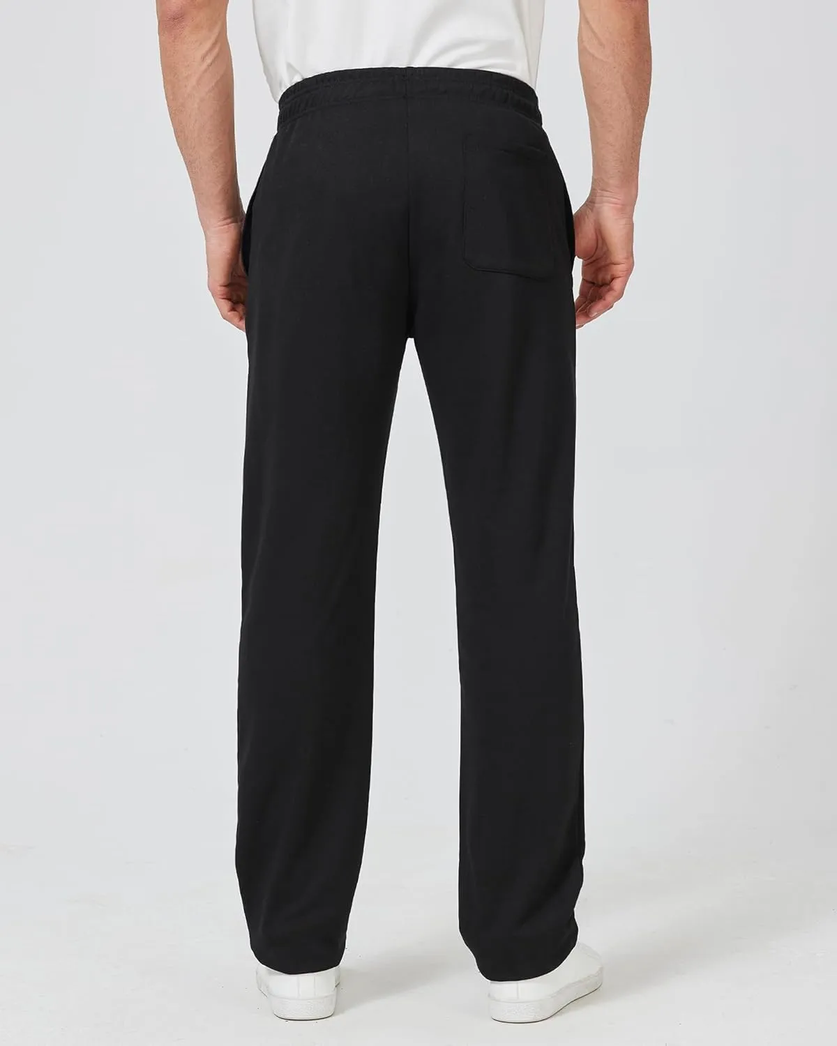 Zylioo Extra Long Sweatpants for Men Tall,Mens Black Sweatpants Long 34 Inch Inseam,Mens Joggers Tall Size
